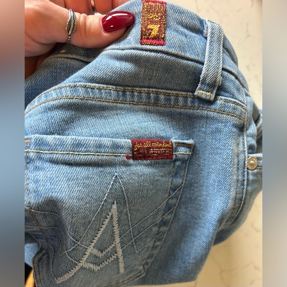 7 For All Mankind A Pocket Bootcut Stretch Jeans - Picture 7 of 15